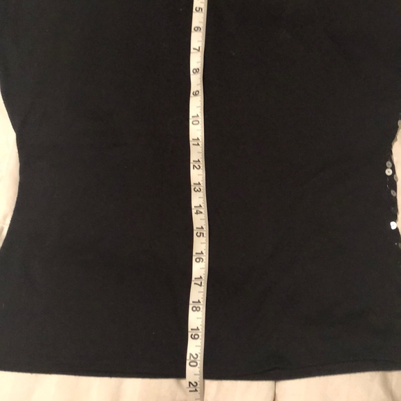 Dots Cold Shoulder Sequined Top - Picture 5 of 5